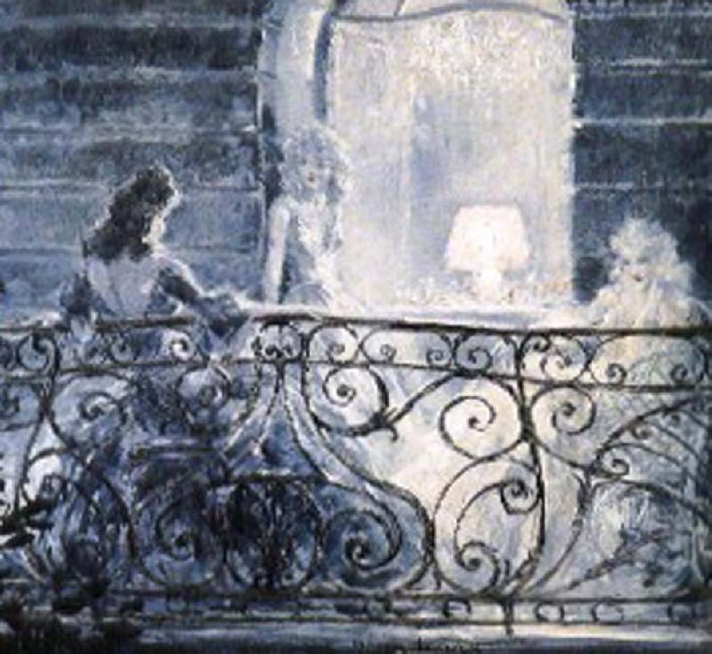 Louis Lcart Balcony oil painting picture